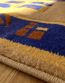 Синтетичний килим Frize Vrezanny 5976A beige - высокое качество по лучшей цене в Украине.